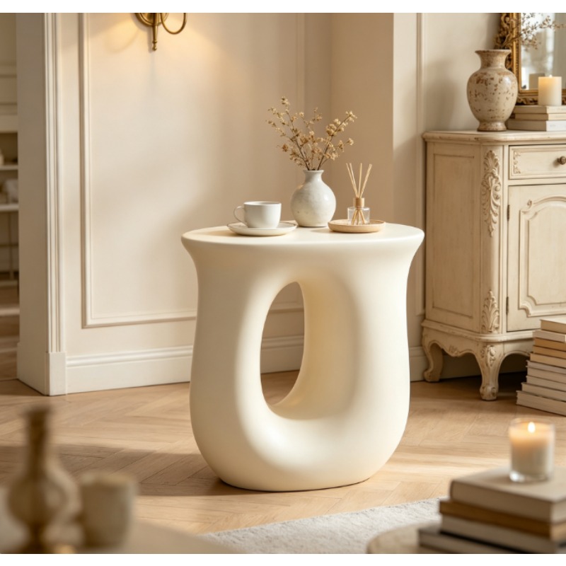 Home Decor Minimalist Style - Meja Kopi Sudut Bentuk U, Meja