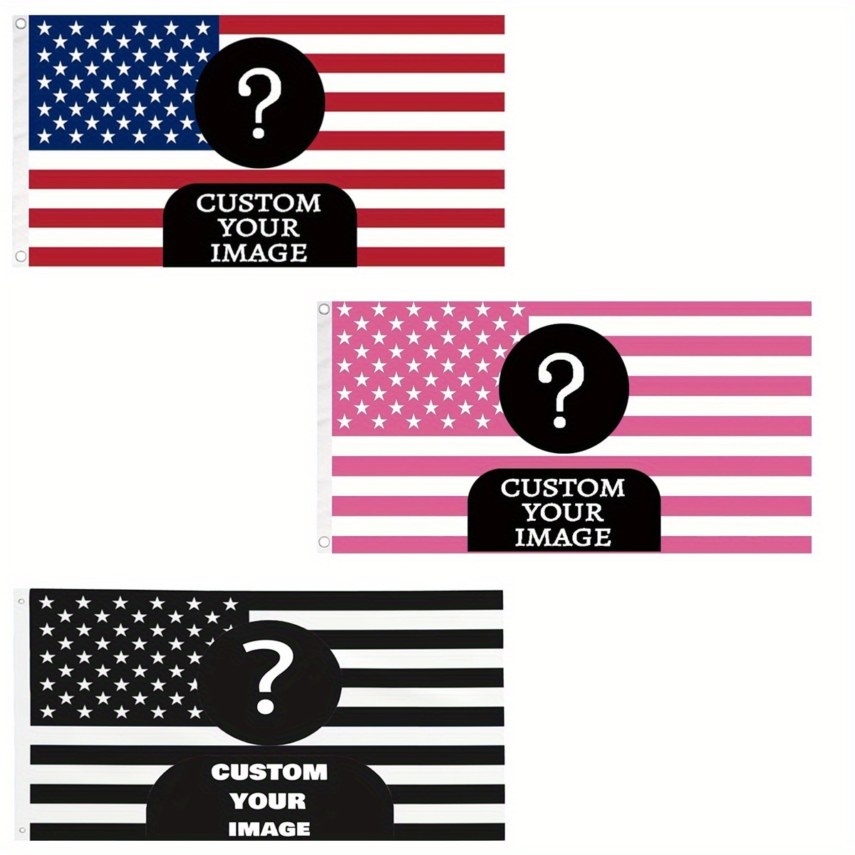 Home Decor Outside - 1 Buah Bendera Amerika Klasik Kustom