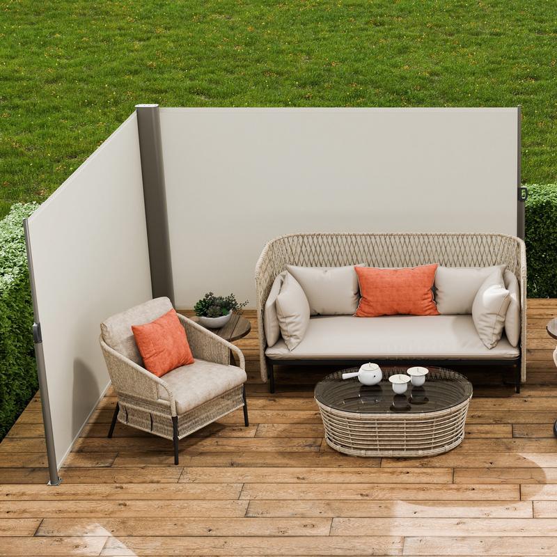 Room Divider Screen - Tirai Samping yang Dapat Ditarik, Layar