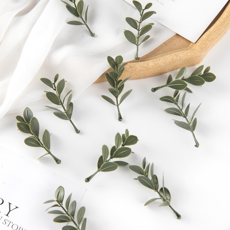 Artificial Hanging Plants - 50/100 buah daun tanaman buatan Aksesori