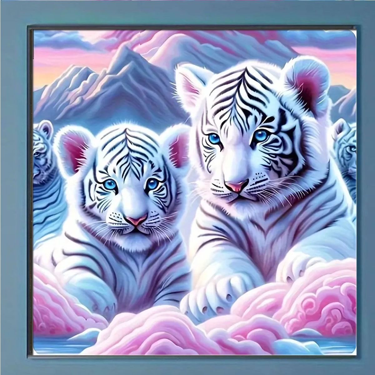 Home Decor Diy Ideas - Set Lukisan Berlian 5D Harimau, Set
