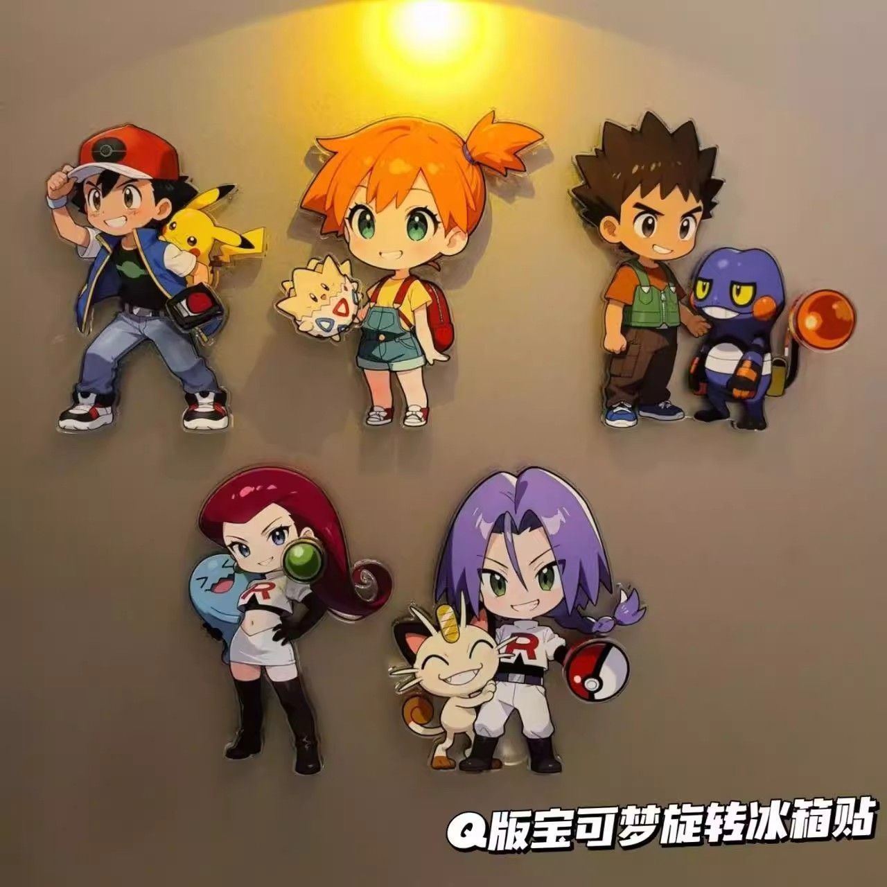 Home Decor Solution - Magnet kulkas Pokémon, merchandise kreatif berkualitas