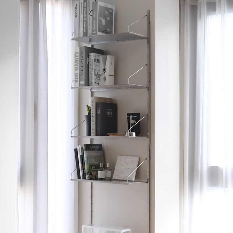 Home Decor Minimalist Style - ‌ Rak Buku Dinding Baja Tahan
