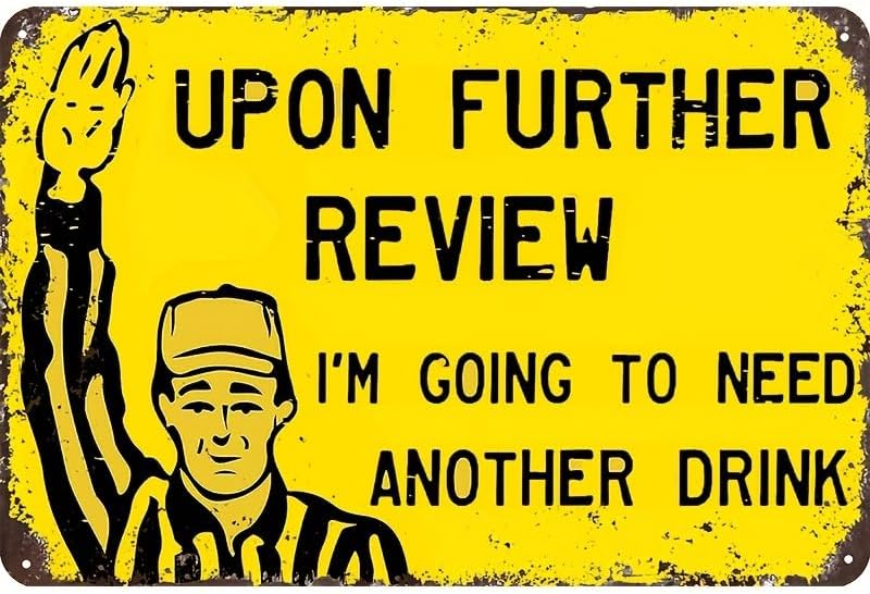 Review Home Decor - Papan Tanda Sepak Bola Lucu untuk