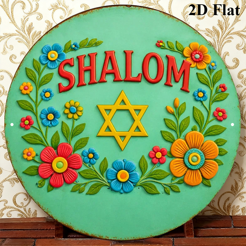 Home Decor Room - CIFBUY Seni Dinding Aluminium Bintang Daud