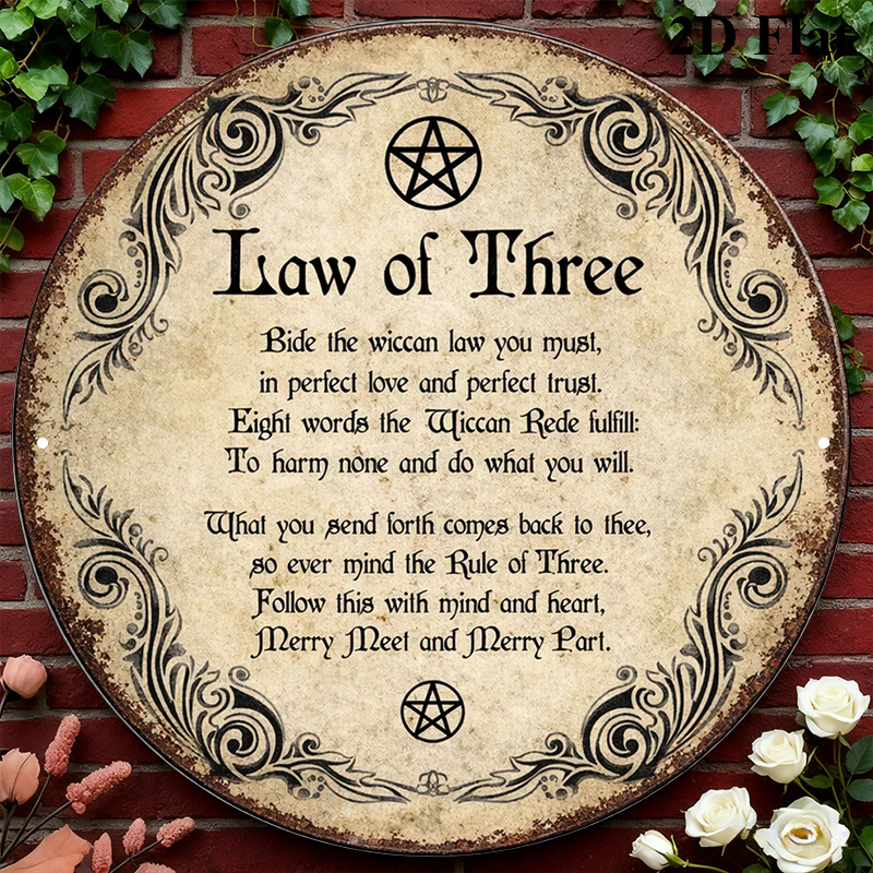 Home Decor Room - CIFBUY Vintage Wicca Triple Goddess Aluminium