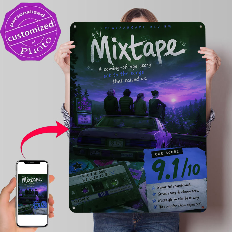 Poster Cetak Tekstur 3D Mixtap - Review Home Decor ulasan dan harga