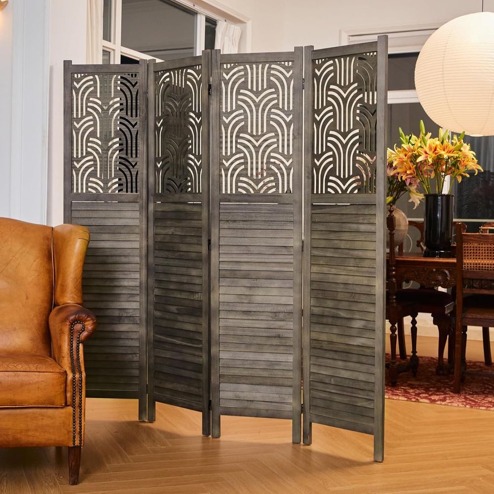 66.9 Pembatas Ruangan Kayu Uki - Room Divider Screen ulasan dan harga