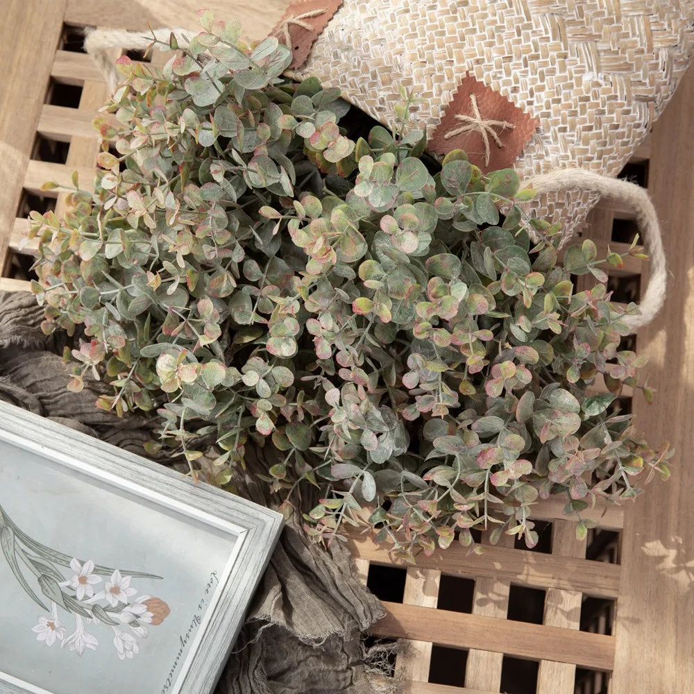 12 Buah/Set Karangan Bunga Tan - Artificial Hanging Plants ulasan dan harga