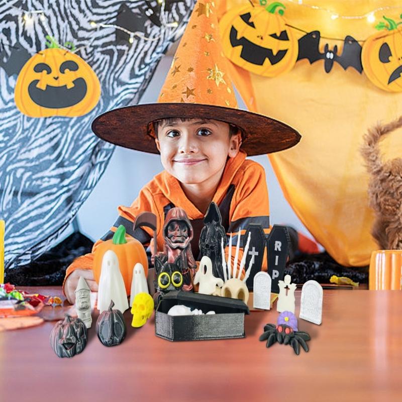 Paket 20 Patung Halloween Keci - Home Decor Exchange ulasan dan harga