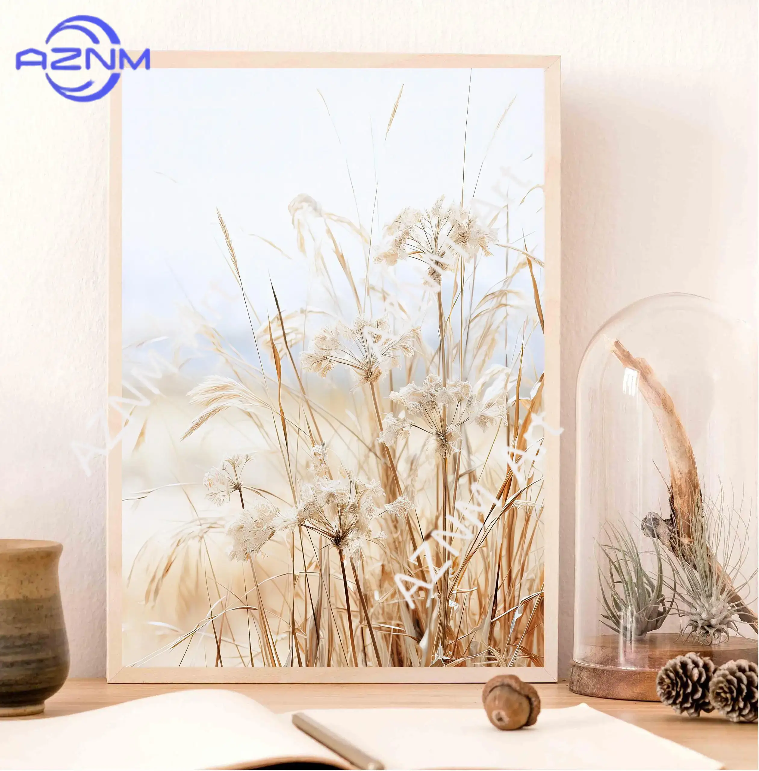 Poster Minimalis Seni Netral D - Home Decor Minimalist Style ulasan dan harga