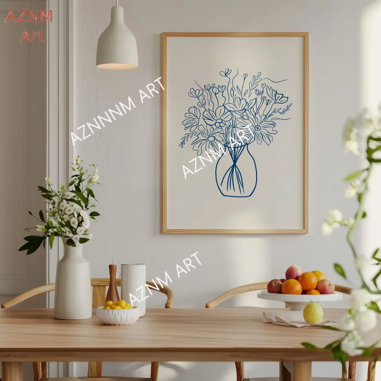 Poster Estetika Cetak Minimali - Home Decor Minimalist Style ulasan dan harga