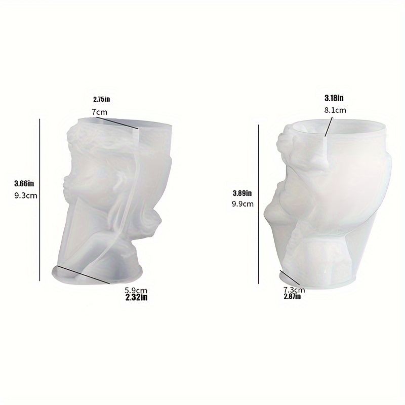 Set Cetakan Silikon 2-Piece un - Succulent Planter Pot ulasan dan harga