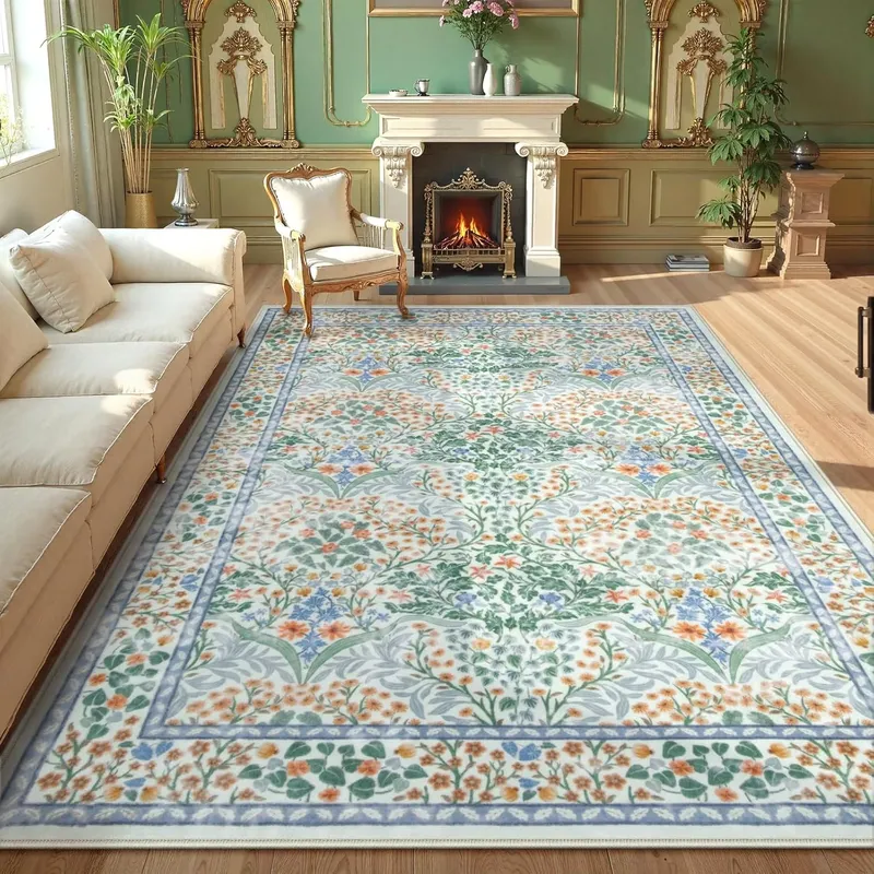 Karpet Ruang Tamu Merah Muda K - Flooring Home Decor ulasan dan harga