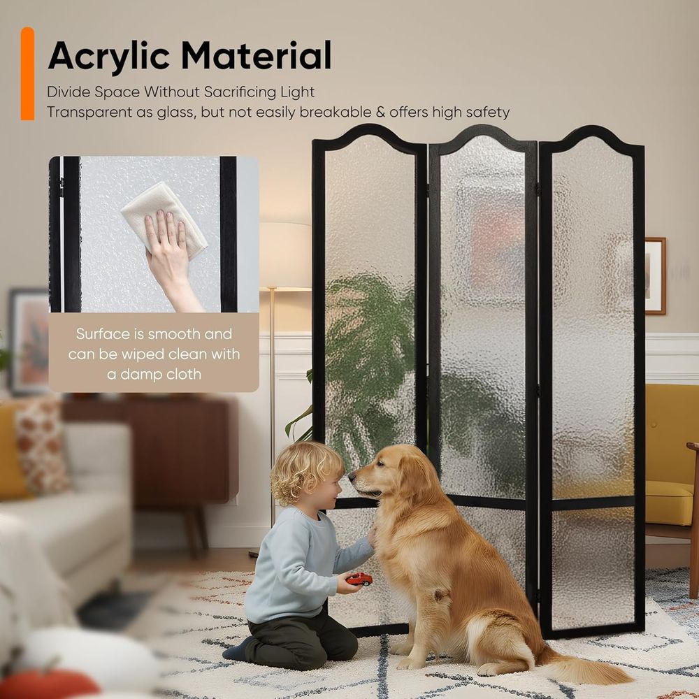 Pembatas Ruangan Akrilik 3 Pan - Room Divider Screen ulasan dan harga