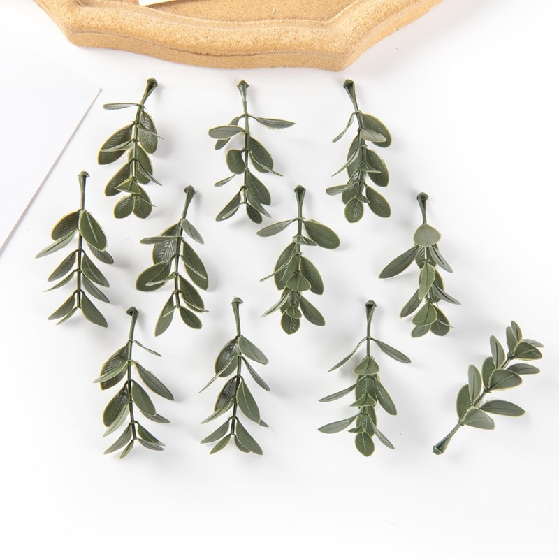 50/100 buah daun tanaman buata - Artificial Hanging Plants ulasan dan harga
