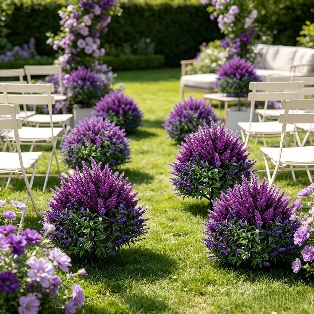 Tanaman Lavender Buatan Tahan  - Artificial Hanging Plants ulasan dan harga