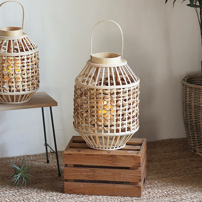 Lampu Angin Jerami Gaya Kuno C - Flooring Home Decor ulasan dan harga