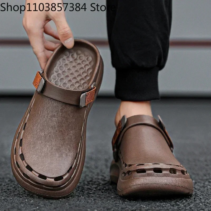 Sandal Pria Musim Panas Ringan - Home Decor Outside ulasan dan harga