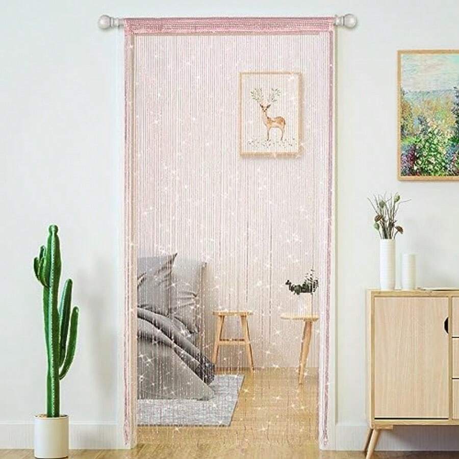 Tirai Rantai Manik-manik Berki - String Curtain Light ulasan dan harga