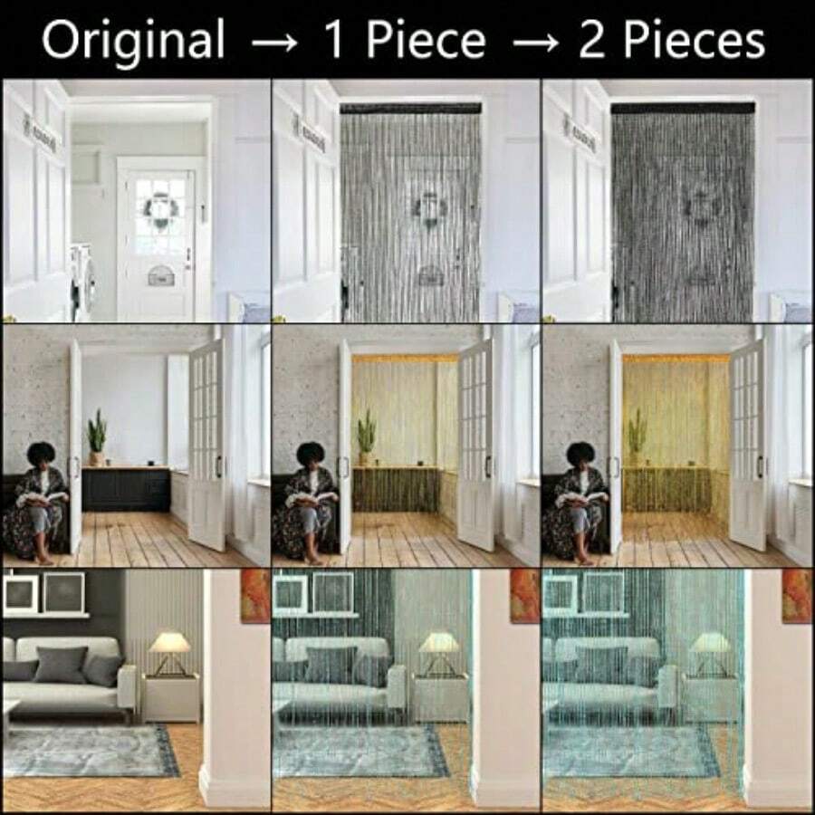 Tirai Rantai Manik-manik Berki - String Curtain Light ulasan dan harga