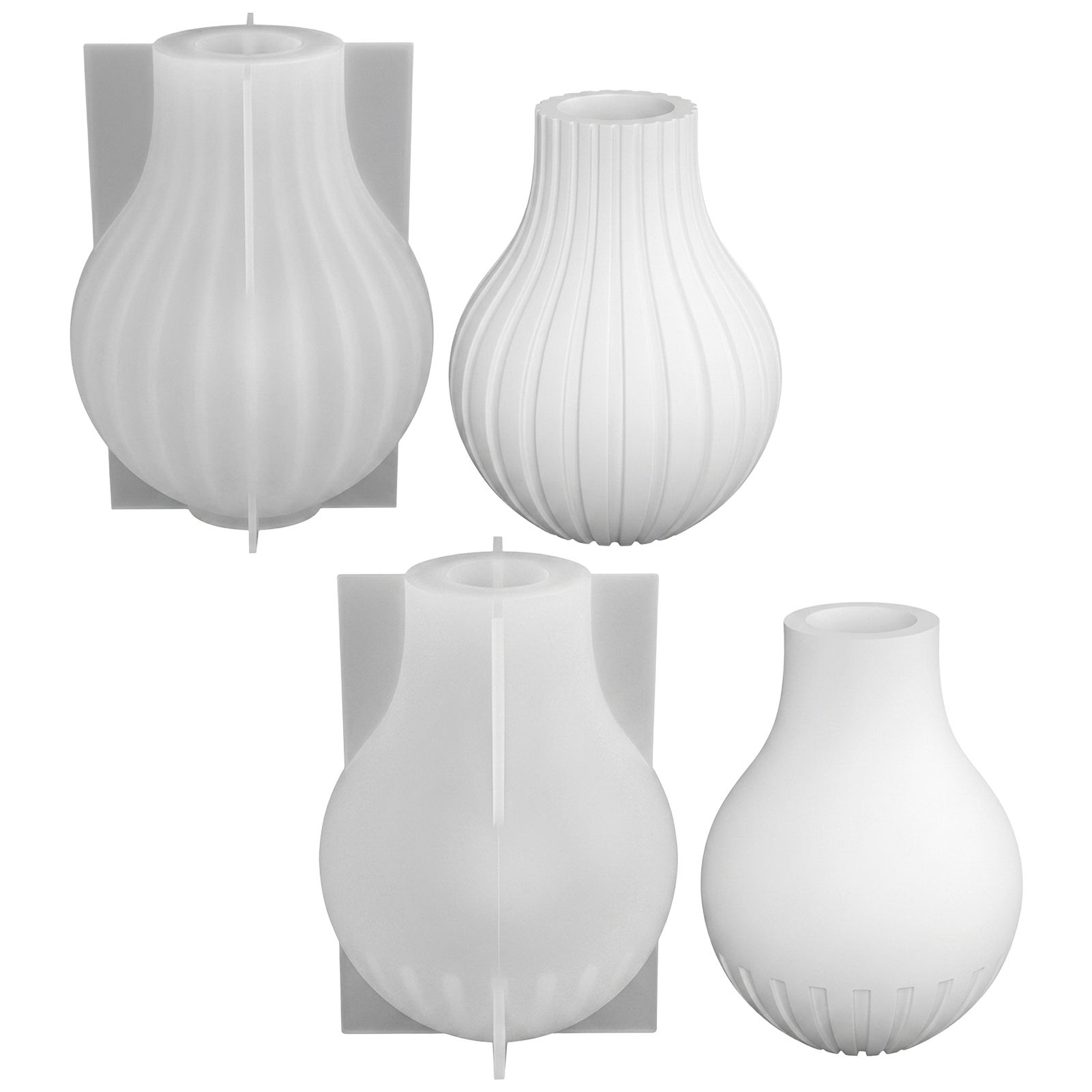 Cetakan Vas Silikon dengan Des - Home Decor Minimalist Style ulasan dan harga