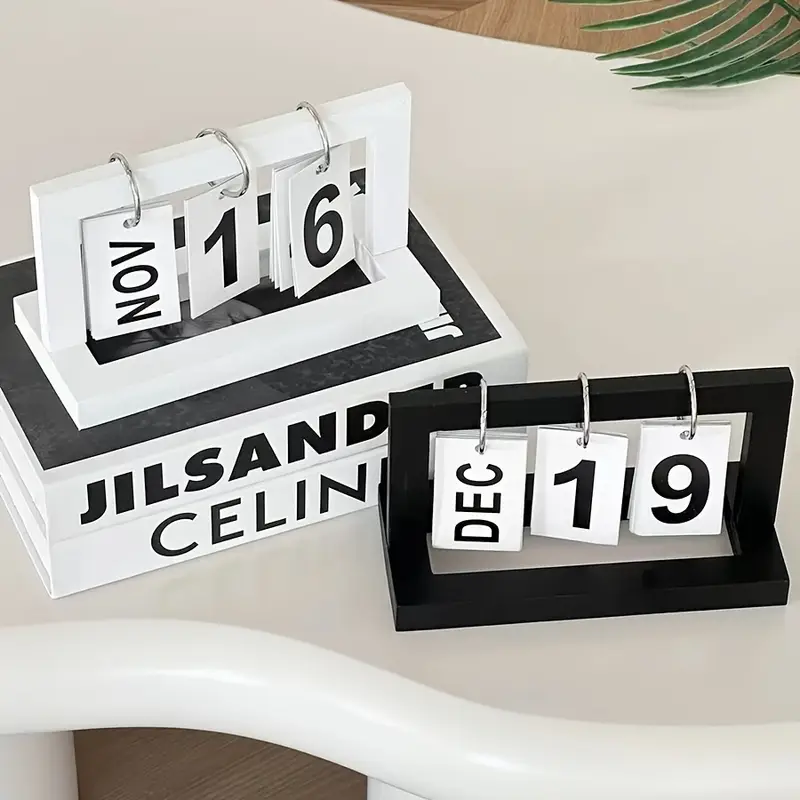 Ornamen Kalender Plastik Dekor - Home Decor Minimalist Style ulasan dan harga
