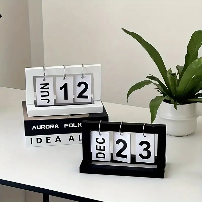 Ornamen Kalender Plastik Dekor - Home Decor Minimalist Style ulasan dan harga