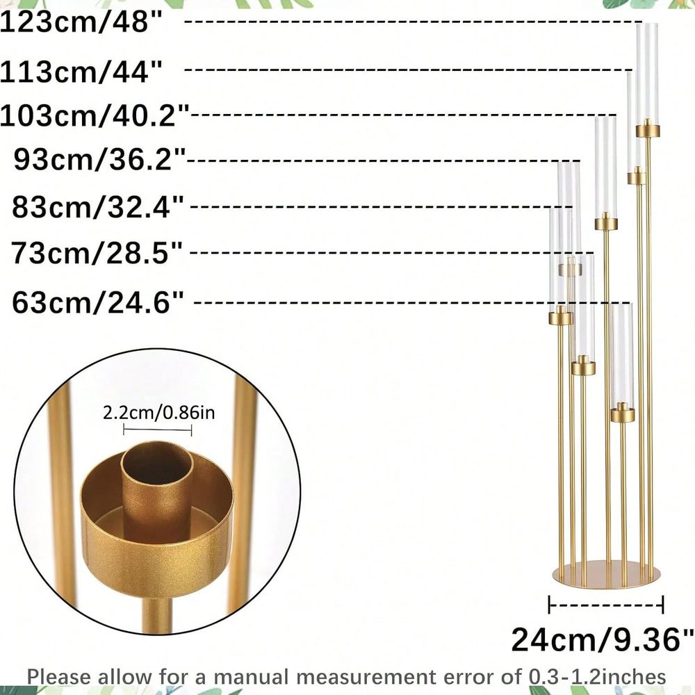 Lampu Lilin Lantai Emas 48 Inc - Flooring Home Decor ulasan dan harga