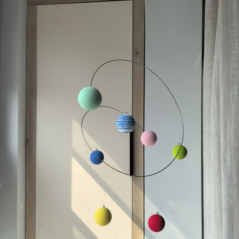 Liontin Bola 7 Warna Kreatif M - Home Decor Minimalist Style ulasan dan harga