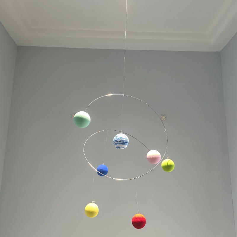 Liontin Bola 7 Warna Kreatif M - Home Decor Minimalist Style ulasan dan harga