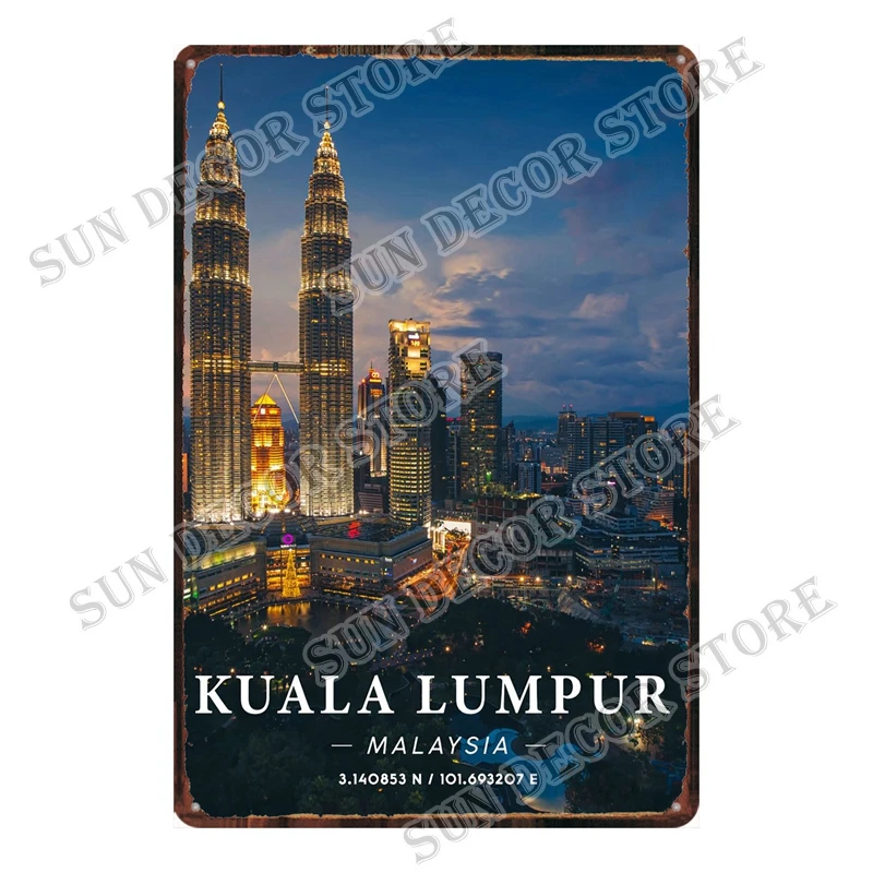 Poster tanda logam Retro Chica - Home Decor Jaipur ulasan dan harga