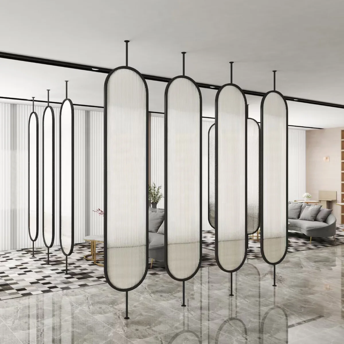 Panel Dekorasi Pagar Taman Alu - Room Divider Screen ulasan dan harga