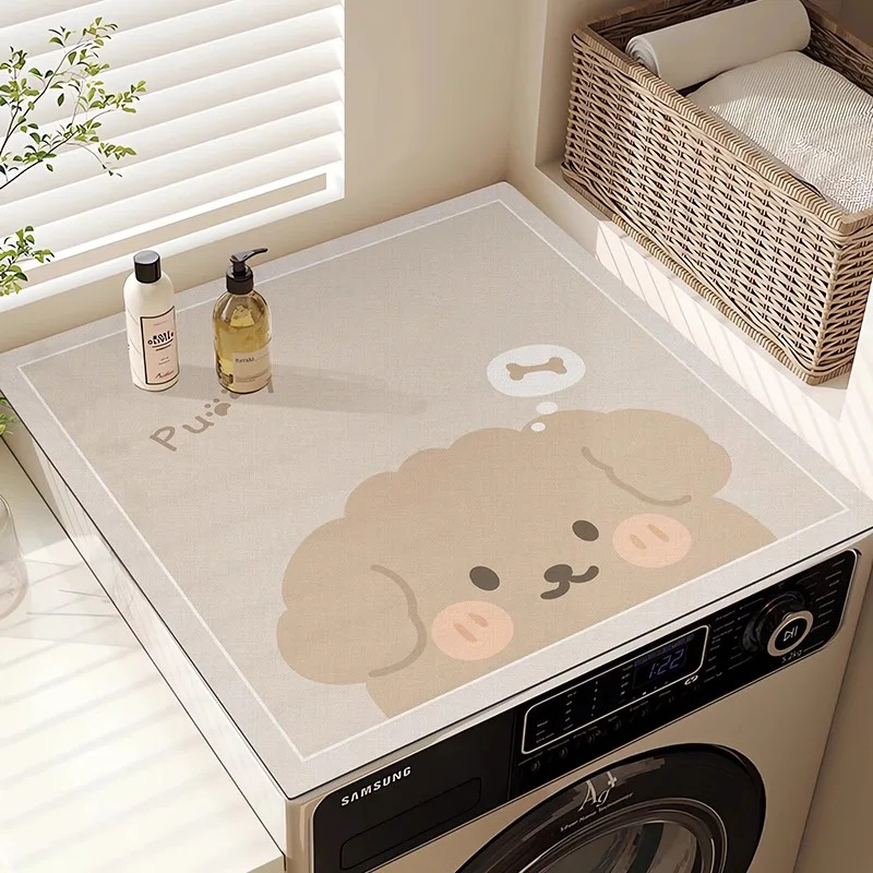 VIKAMA Alas Penutup Mesin Cuci - Home Decor Minimalist Style ulasan dan harga