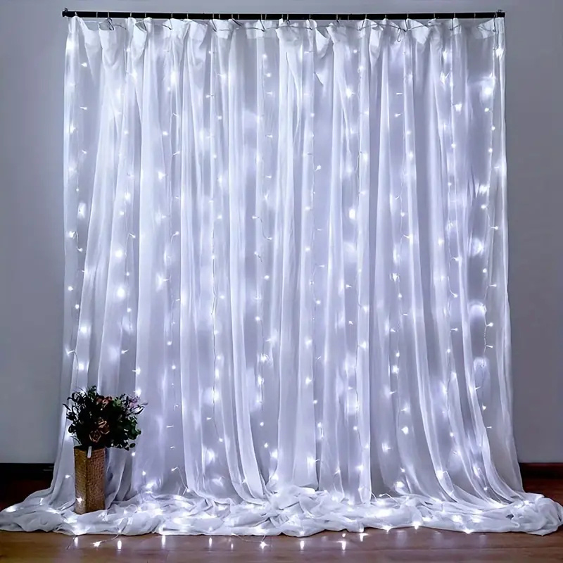 Lampu Tirai LED USB Lampu Tali - String Curtain Light ulasan dan harga