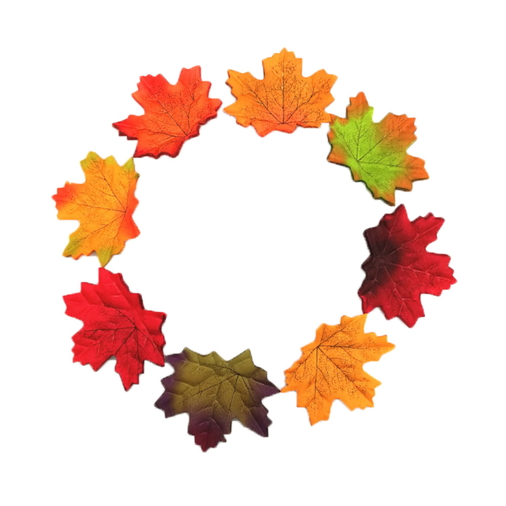 50 100 buah daun Maple buatan  - Artificial Hanging Plants ulasan dan harga