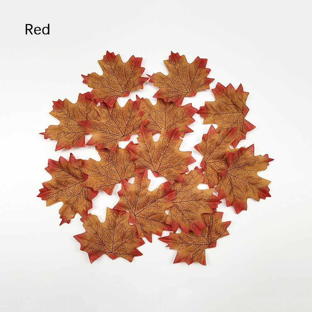 50 100 buah daun Maple buatan  - Artificial Hanging Plants ulasan dan harga