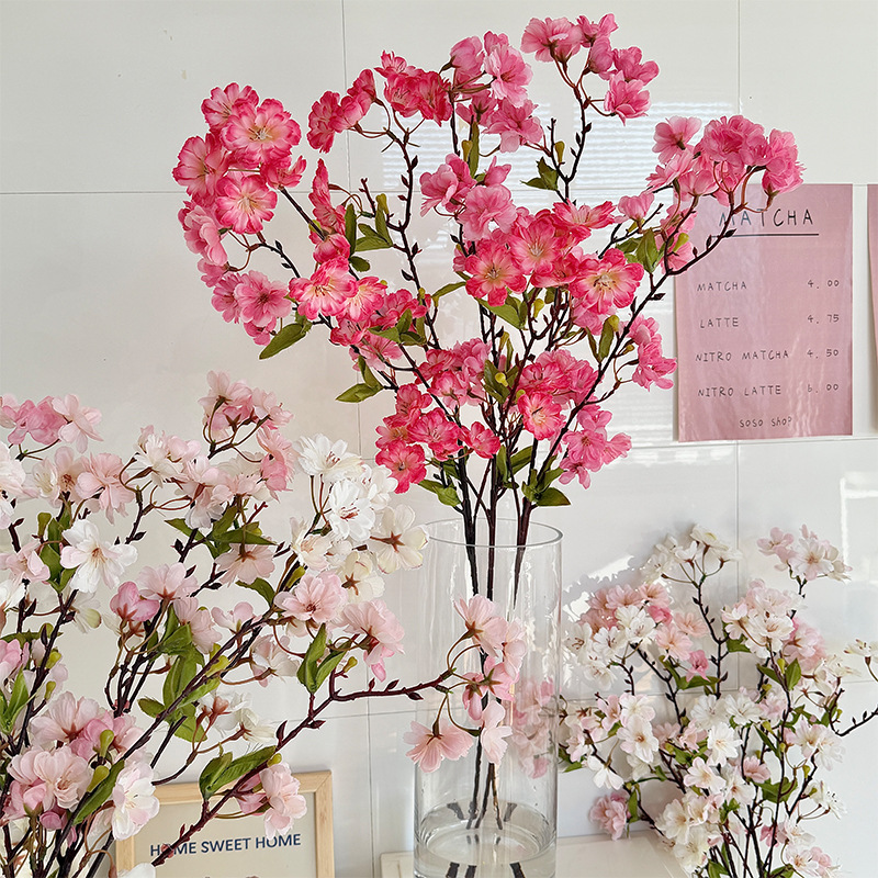 Bunga Sakura 90CM dengan Daun, - Artificial Hanging Plants ulasan dan harga