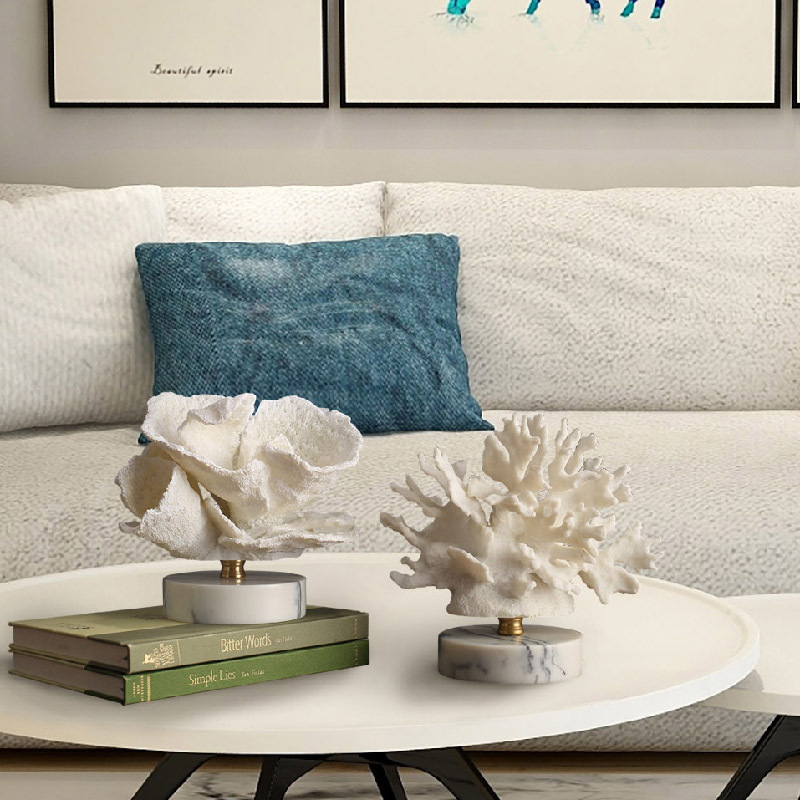 Ornamen Resin Karang Simulasi  - Home Decor Minimalist Style ulasan dan harga
