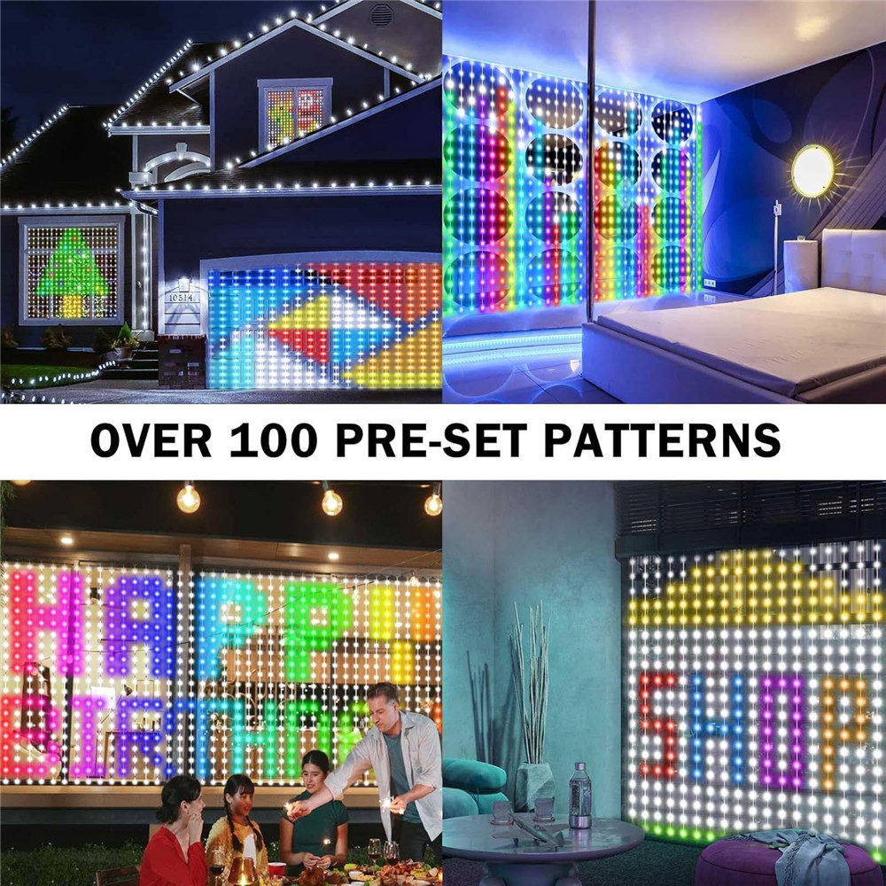 1/2 Buah Lampu Tirai LED 400LE - String Curtain Light ulasan dan harga