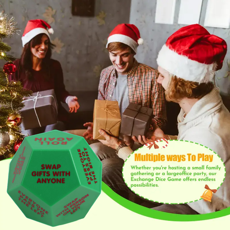 1/2 Buah Dadu Permainan Natal  - Home Decor Exchange ulasan dan harga