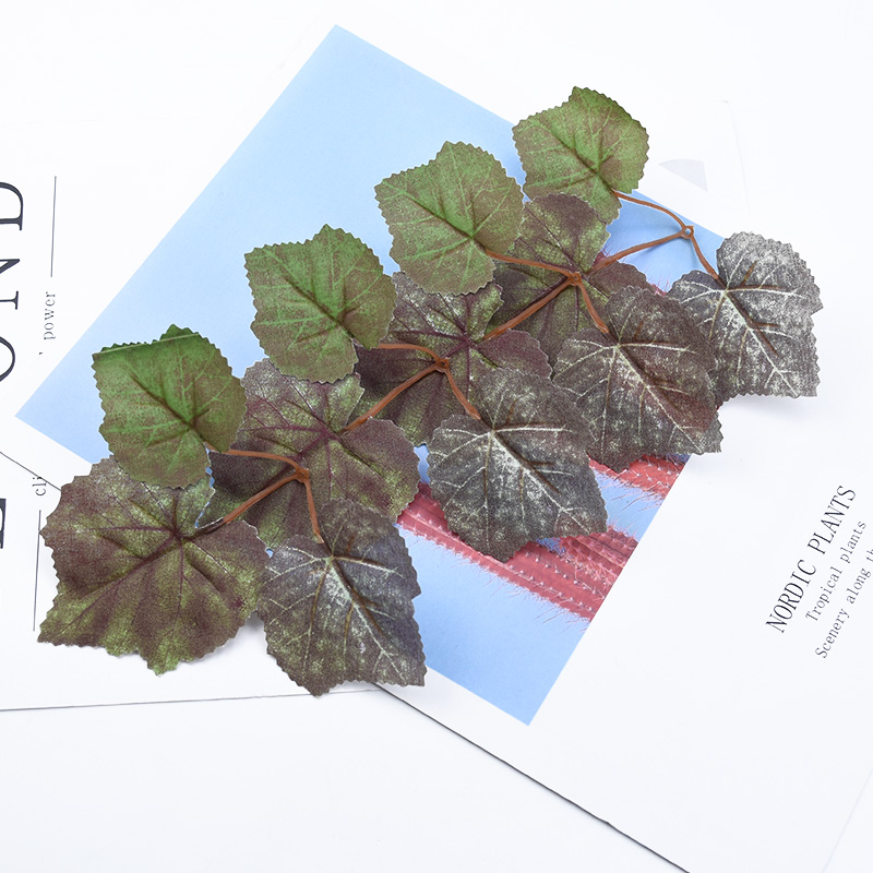 30/100 buah daun Maple sutra A - Artificial Hanging Plants ulasan dan harga