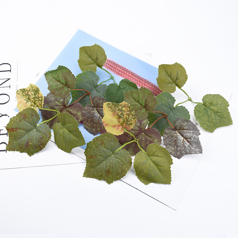 30/100 buah daun Maple sutra A - Artificial Hanging Plants ulasan dan harga