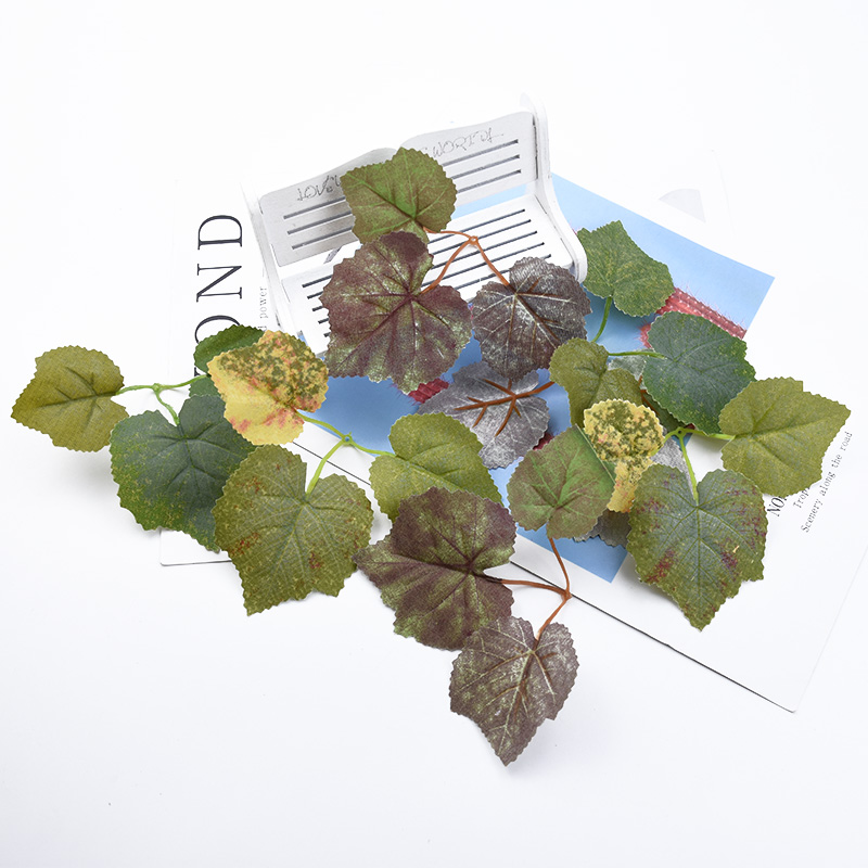 30/100 buah daun Maple sutra A - Artificial Hanging Plants ulasan dan harga