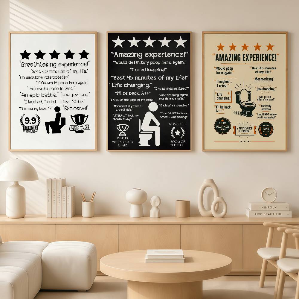 Poster Seni Dinding Testimoni  - Review Home Decor ulasan dan harga