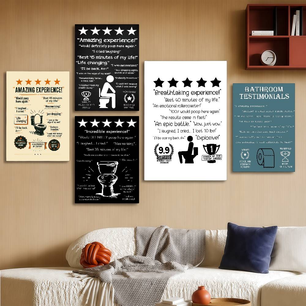 Poster Seni Dinding Testimoni  - Review Home Decor ulasan dan harga