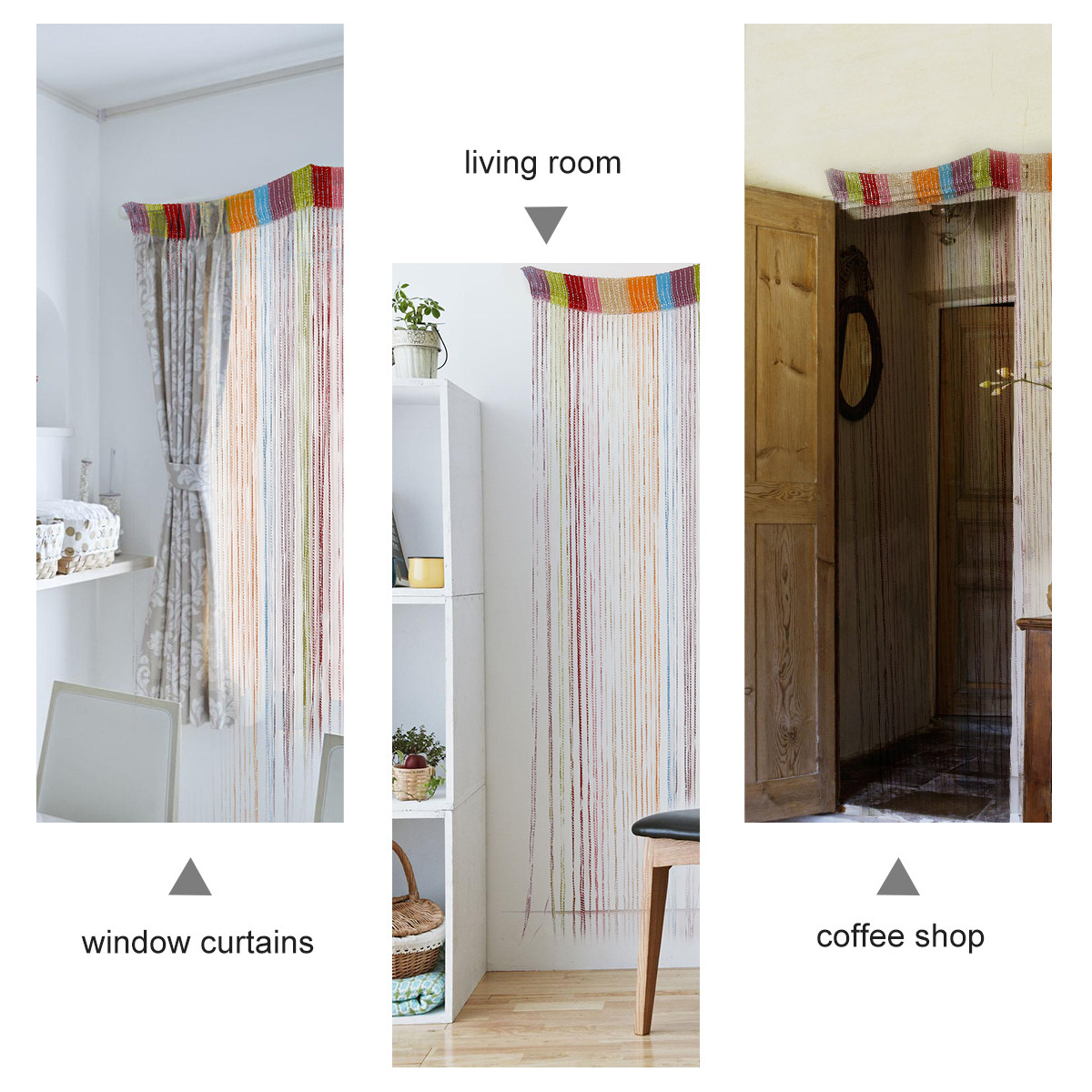 Tirai Rumbai Vertikal yang Ind - String Curtain Light ulasan dan harga
