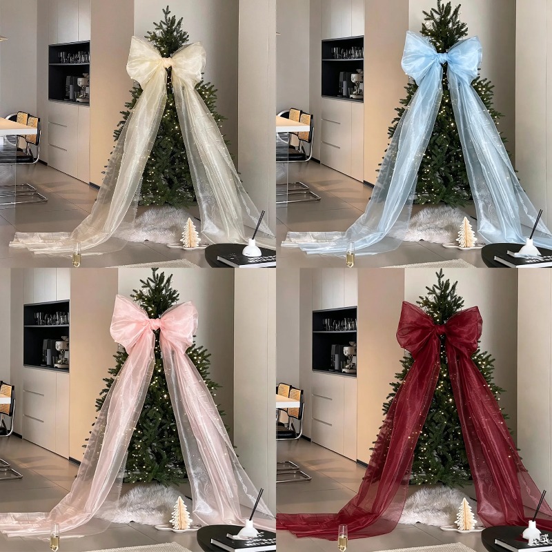 Ornamen Pohon Natal dari Pita  - Home Decor Exchange ulasan dan harga