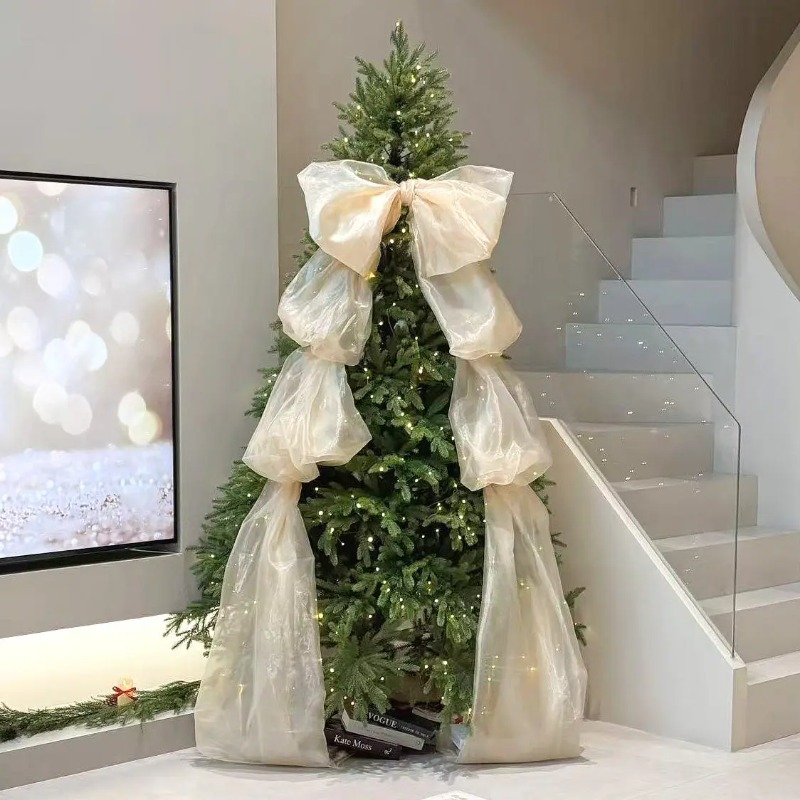 Ornamen Pohon Natal dari Pita  - Home Decor Exchange ulasan dan harga